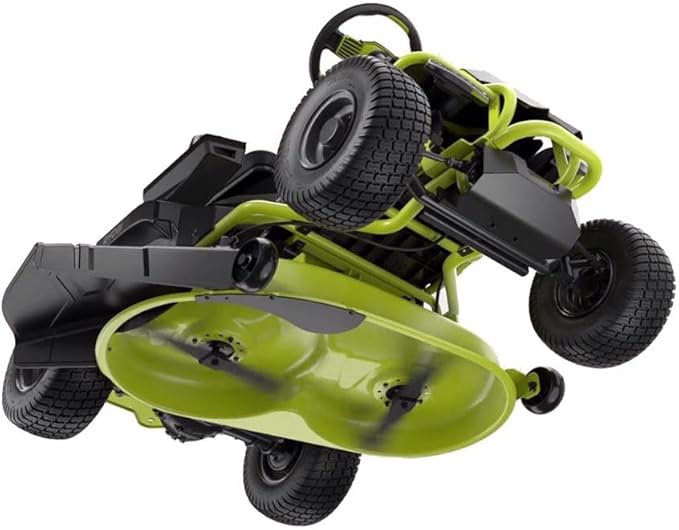 Ryobi 38" 100Ah Electric Rear-Engine Riding Lawn Mower Model RY48111